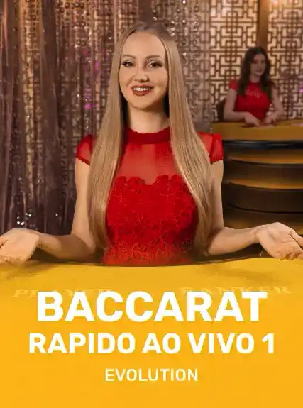 Baccarat Rapido ao Vivo 1 game tile
