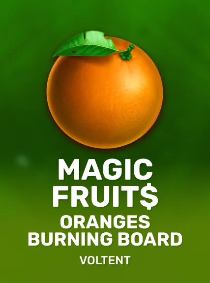 Magic Fruit$ Oranges Burning Board game tile